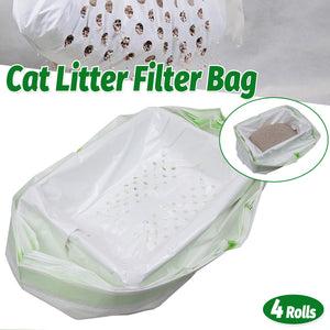 4 Roll Cat Poop Bags Pet Litter Pickup Bags Waste Disposal Cleaning Supplies