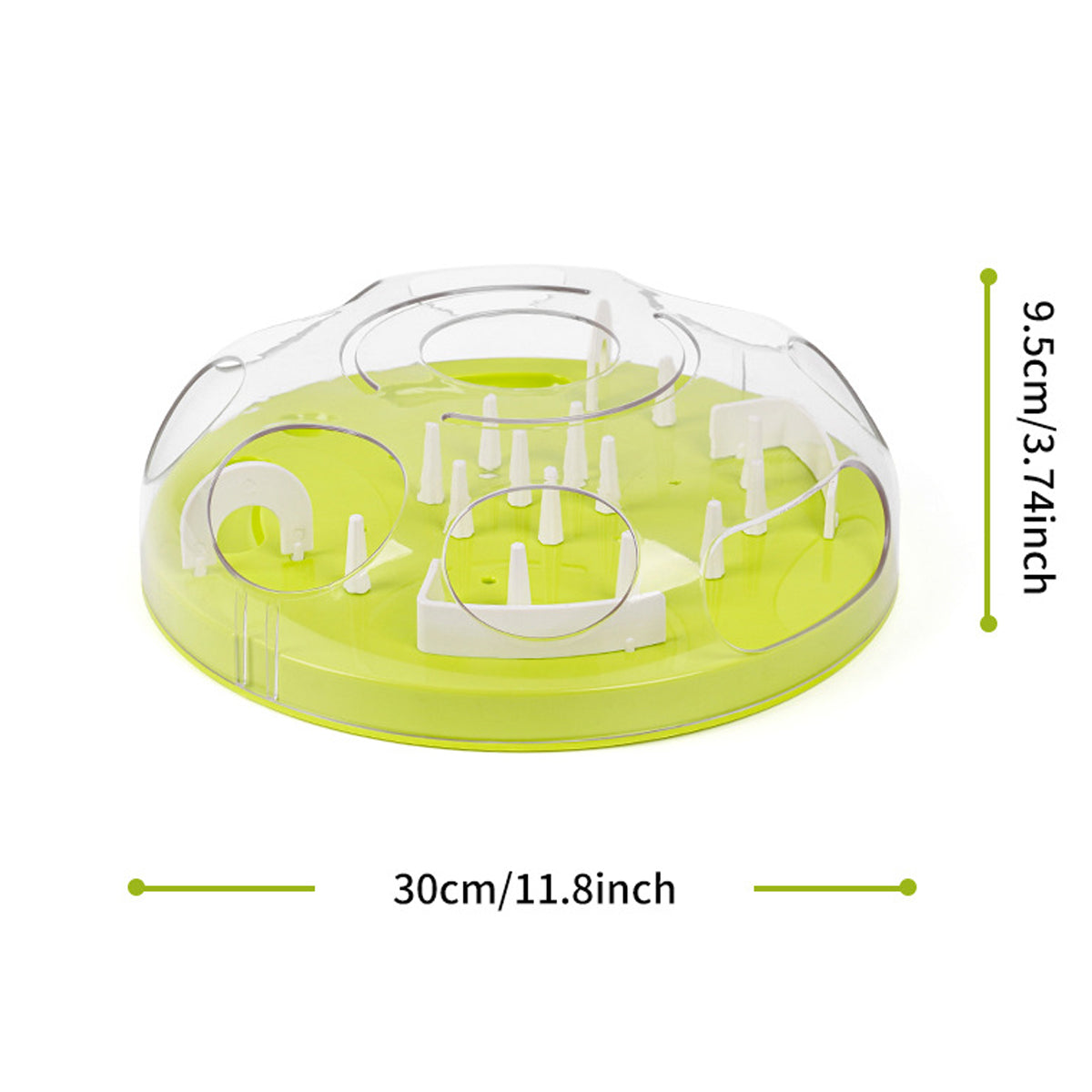 Interactive Slow Feeder Cat Bowl with Maze Design for Healthy Eating