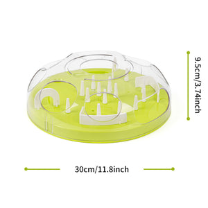 Interactive Slow Feeder Cat Bowl with Maze Design for Healthy Eating