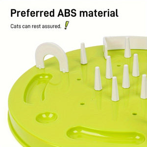 Interactive Slow Feeder Cat Bowl with Maze Design for Healthy Eating