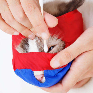 Cat Grooming Muzzle Adjustable Anti-Bite Grooming Mask