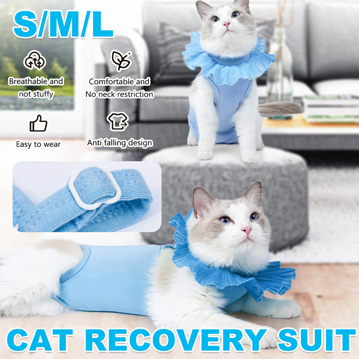 Cat Postoperative Recovery Suit