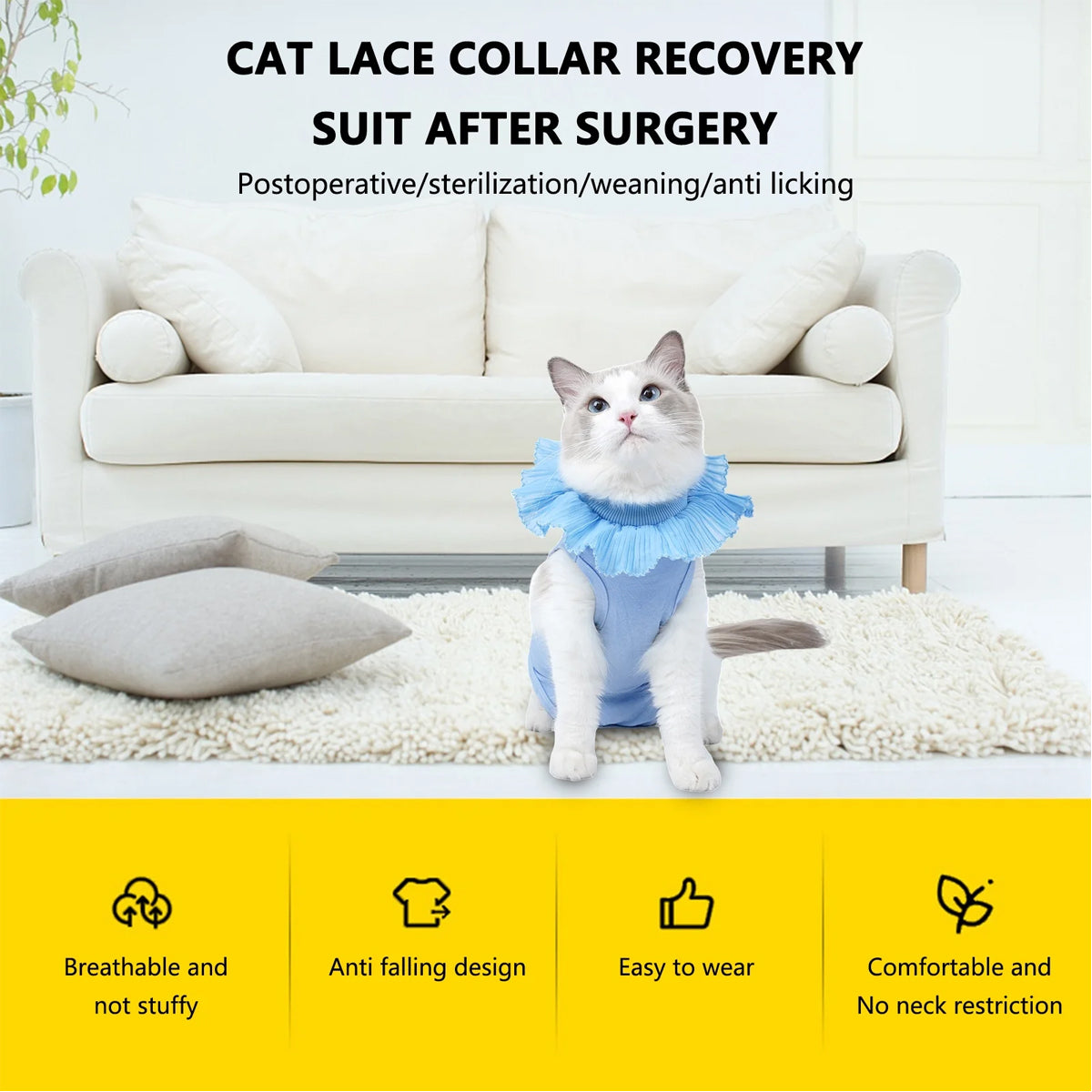 Cat Postoperative Recovery Suit
