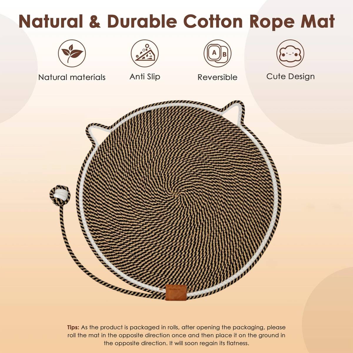 Cotton Rope Cat Scratcher Mat