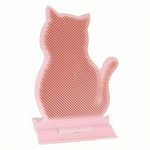 Self-Grooming Cat Hair Scraper Fixed Massage Brush for Shedding