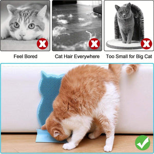 Self-Grooming Cat Hair Scraper Fixed Massage Brush for Shedding