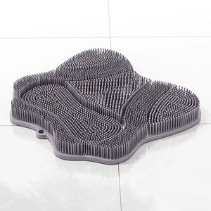 Cat Self Groomer Brush Wall-Mounted Silicone Grooming Pad for Cats