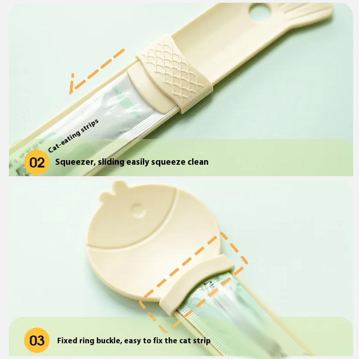 Anti-Drip Cat Feeding Spoon