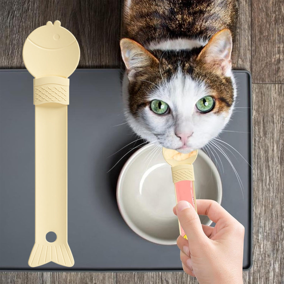 Anti-Drip Cat Feeding Spoon