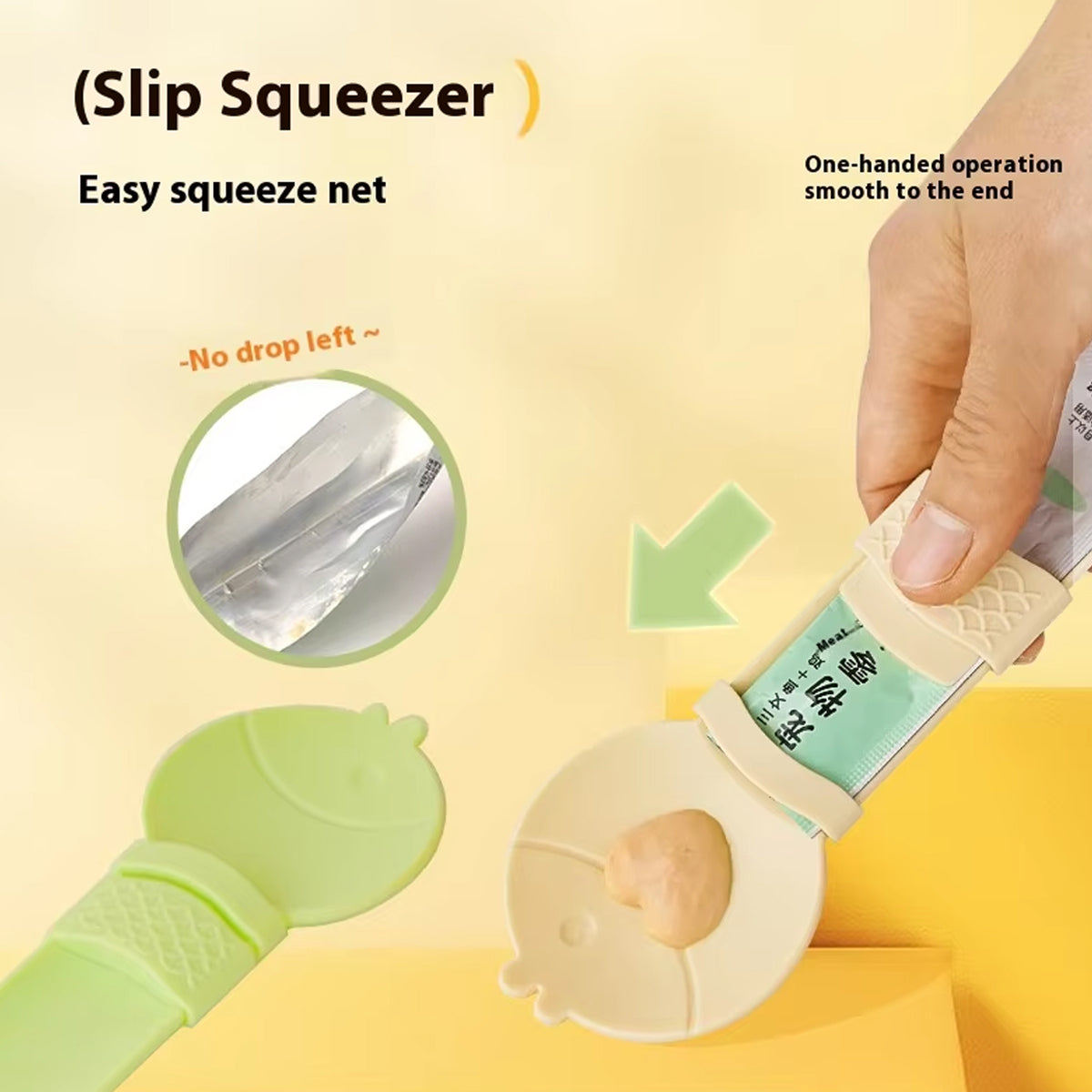 Anti-Drip Cat Feeding Spoon