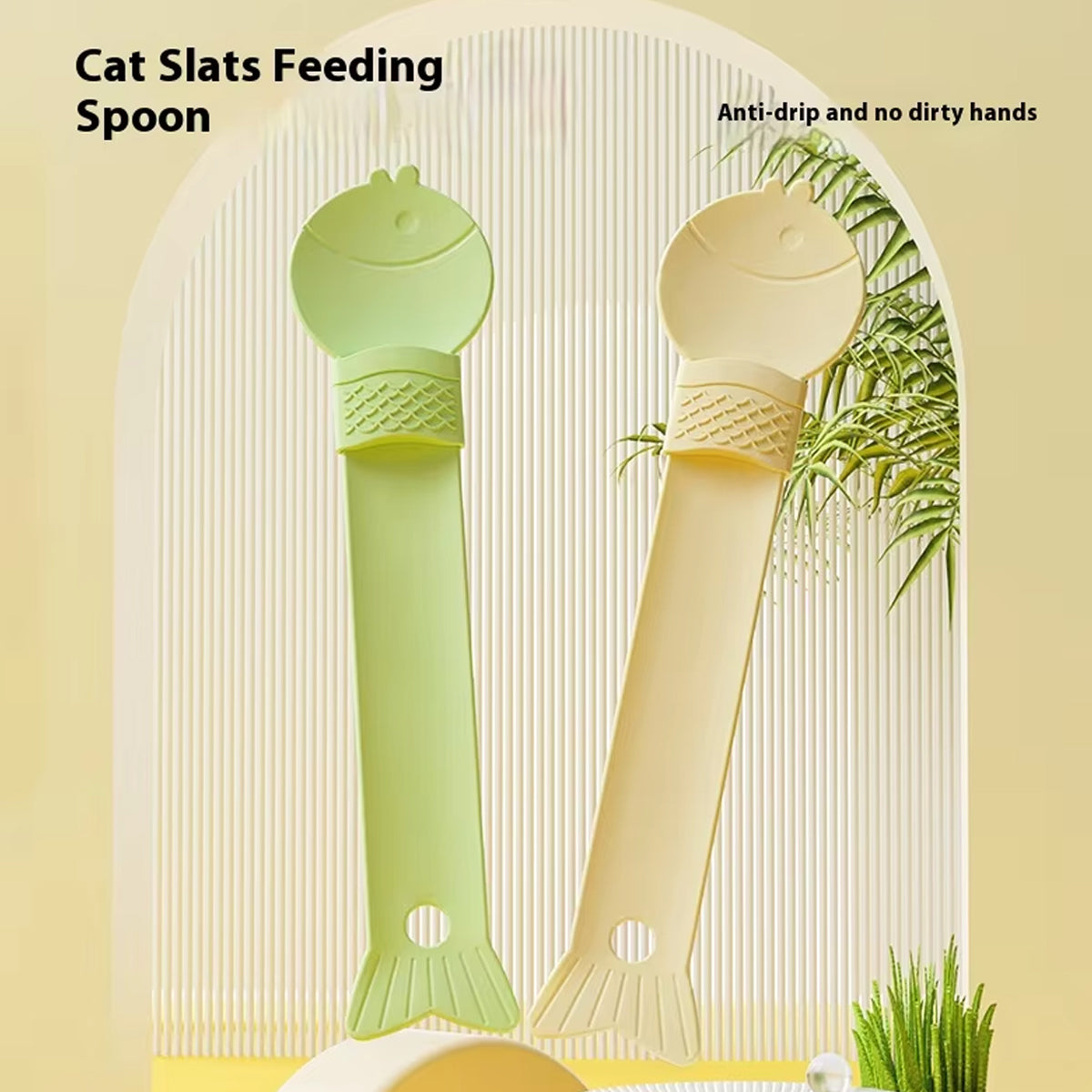 Anti-Drip Cat Feeding Spoon