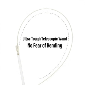100cm Retractable Ostrich Feather Cat Wand
