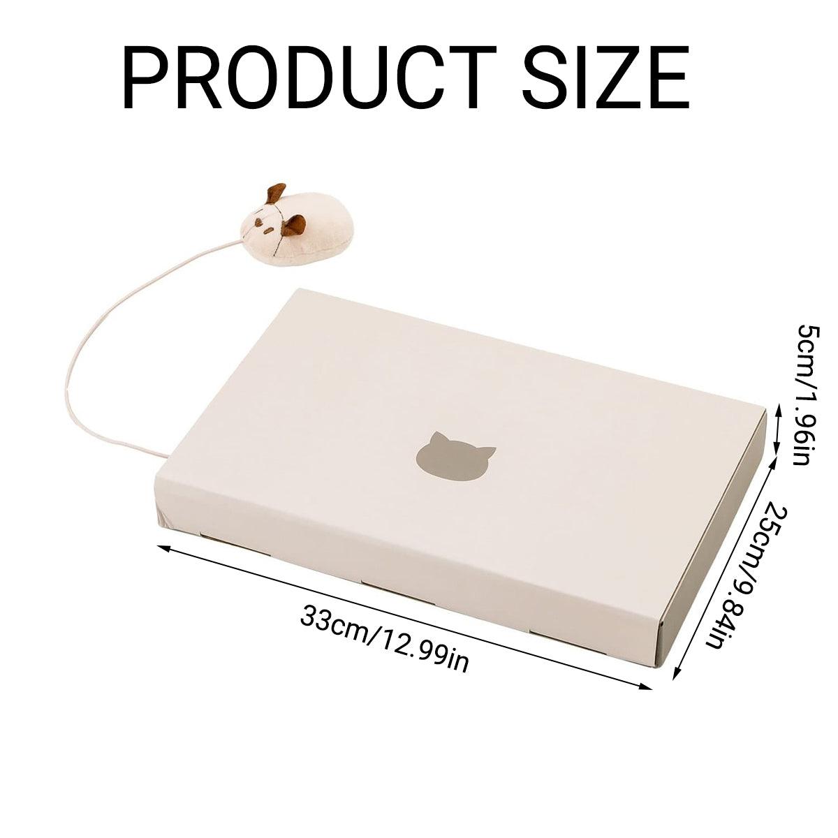 Laptop-Inspired Cat Scratching Board – Durable & Interactive Design