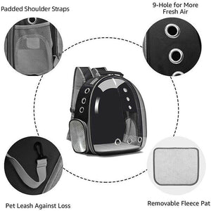 Pet Carrier Backpack With Bubble Window For Small Pets