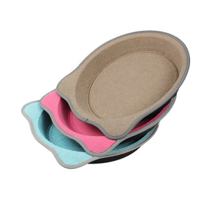 Paper Cat Scratching Board Multi-Use Toy Scratcher & Bed for Cats