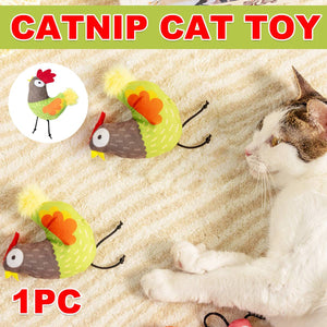 Chicken Catnip Cat Toy Plush Interactive Kitten Toy