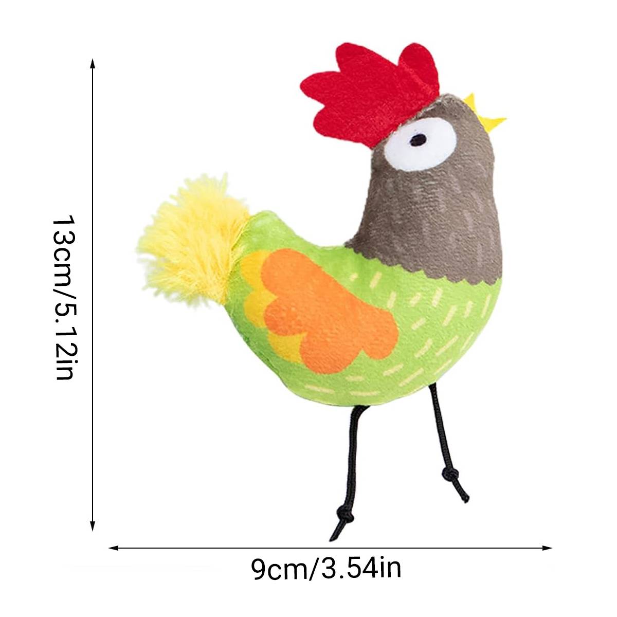 Chicken Catnip Cat Toy Plush Interactive Kitten Toy