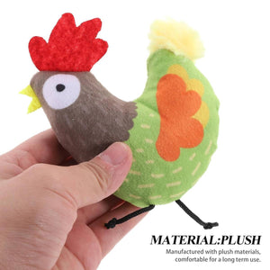 Chicken Catnip Cat Toy Plush Interactive Kitten Toy