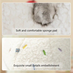 Cake Shape Cat Bed Soft Warm Pet House Durable for Indoor Cats Kittens Use