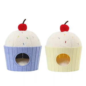 Cake Shape Cat Bed Soft Warm Pet House Durable for Indoor Cats Kittens Use
