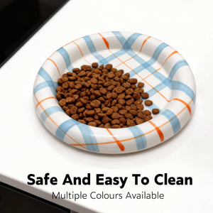 Whisker-Friendly Ceramic Cat Bowl