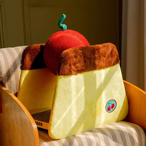 Cat Scratching Post Cherry Pudding Design With Replaceable Board