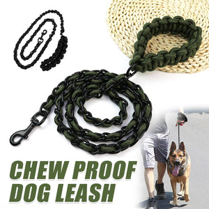 Chew Proof Dog Leash Heavy Duty Metal Chain Leash