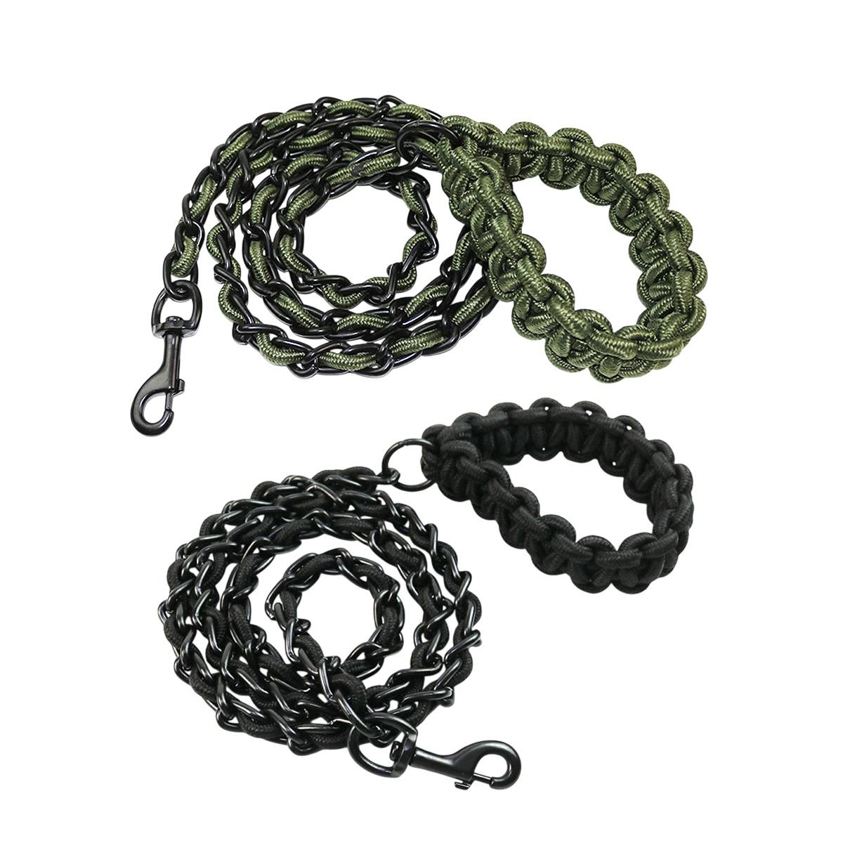 Chew Proof Dog Leash Heavy Duty Metal Chain Leash