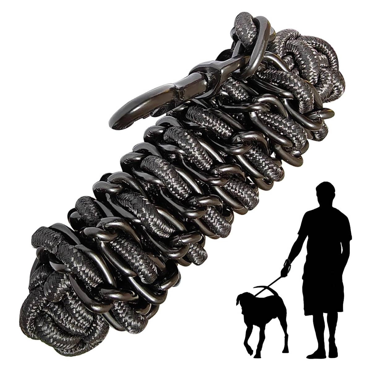 Chew Proof Dog Leash Heavy Duty Metal Chain Leash