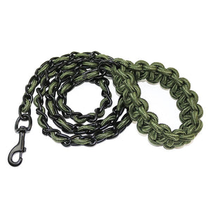 Chew Proof Dog Leash Heavy Duty Metal Chain Leash