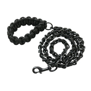 Chew Proof Dog Leash Heavy Duty Metal Chain Leash
