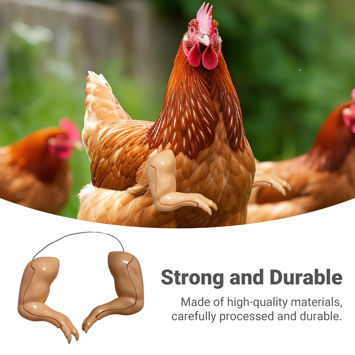 Chicken Arm Decoration Funny Rooster Costume Toy for Pets