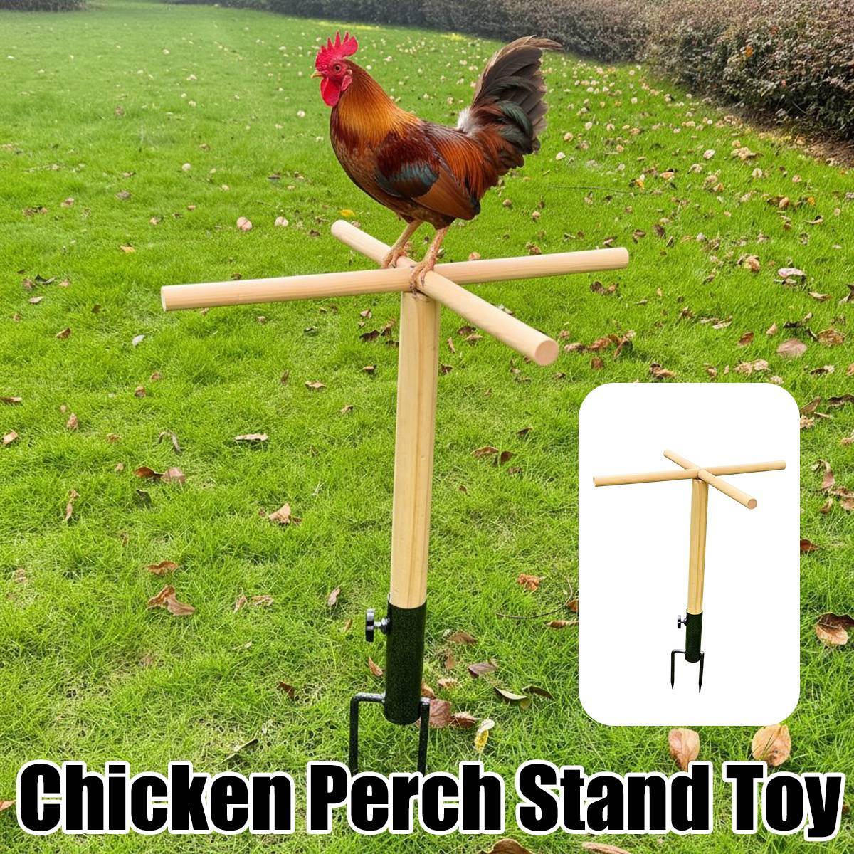 Chicken Perch Stand Outdoor Chicken Roosting Stand