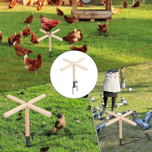 Chicken Perch Stand Outdoor Chicken Roosting Stand