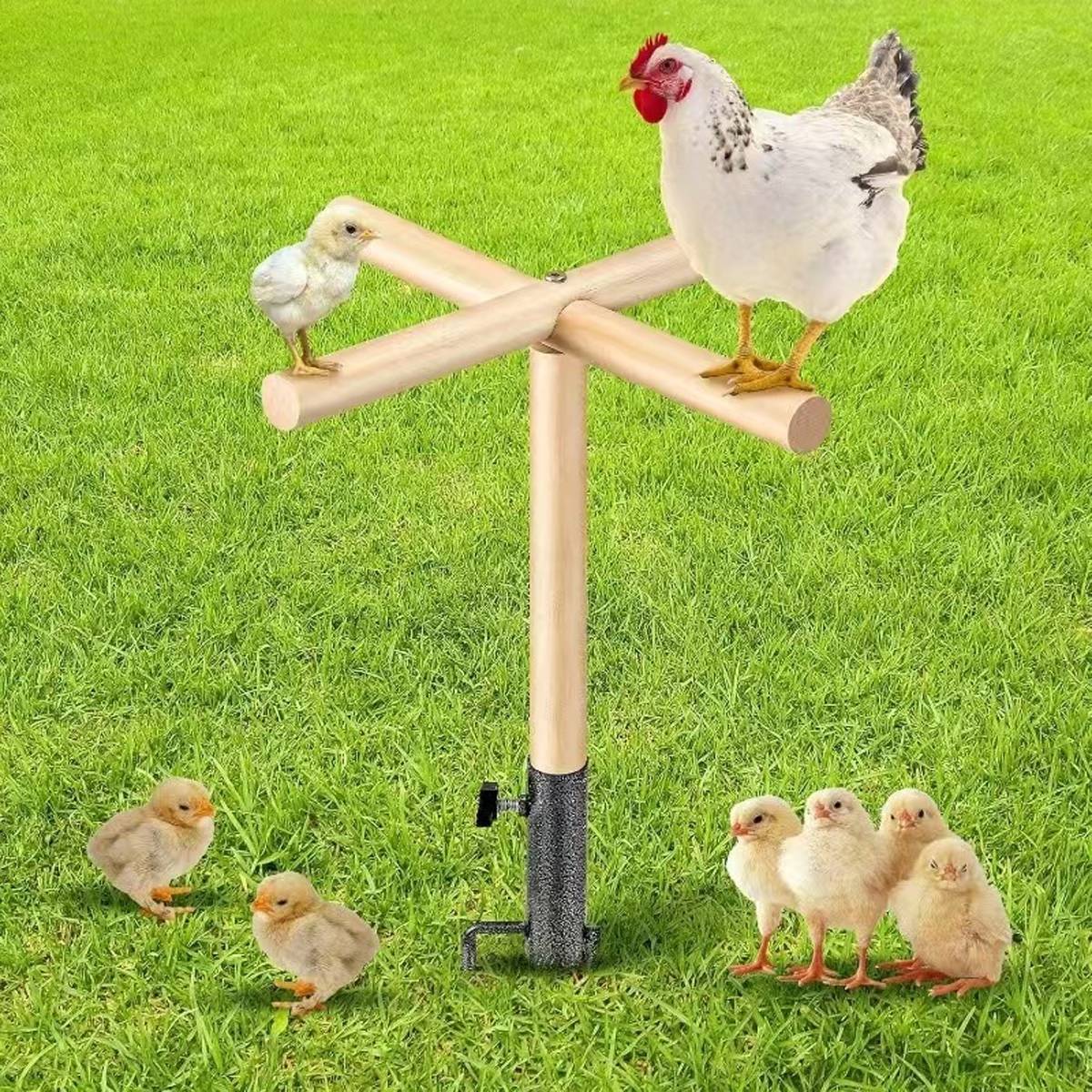 Chicken Perch Stand Outdoor Chicken Roosting Stand