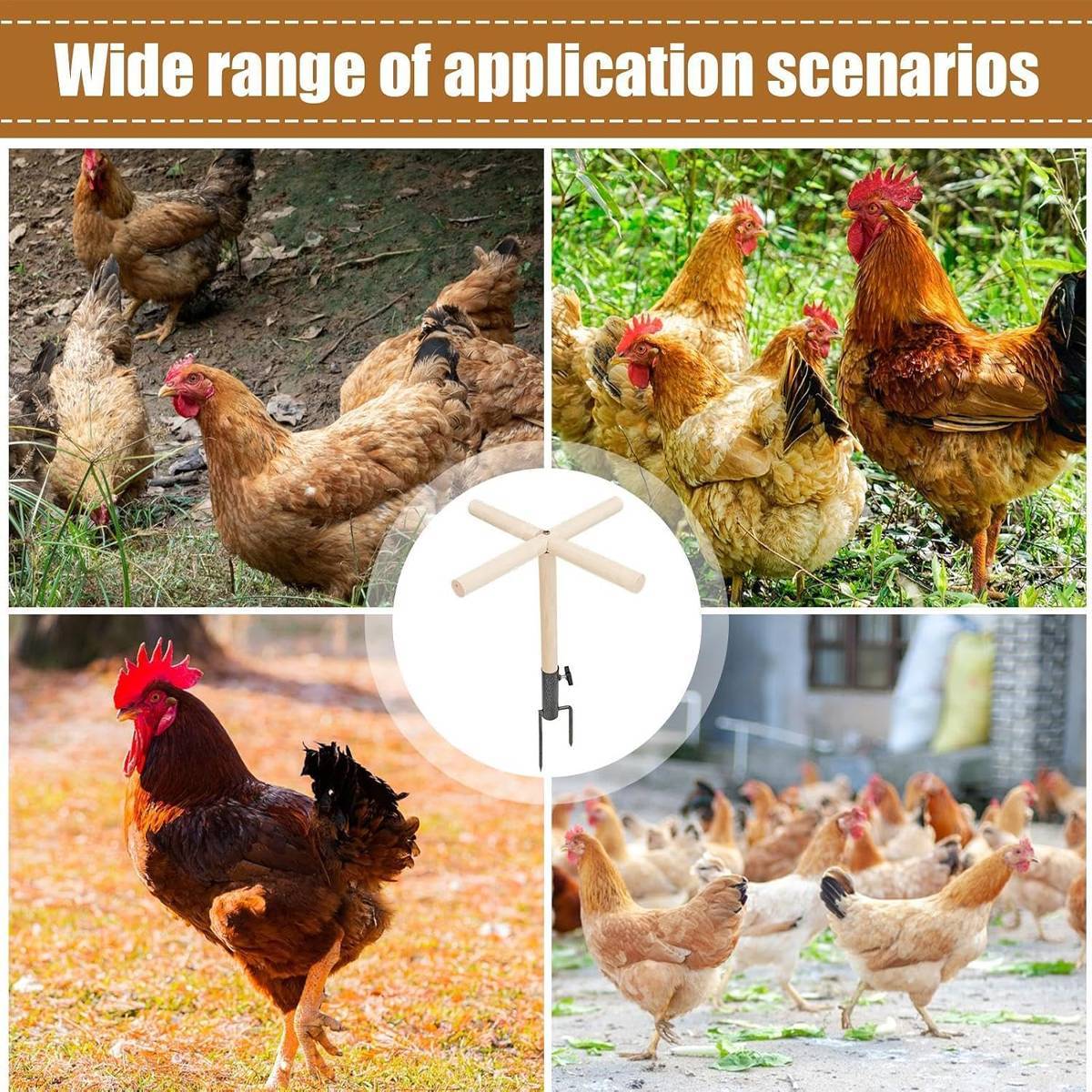 Chicken Perch Stand Outdoor Chicken Roosting Stand