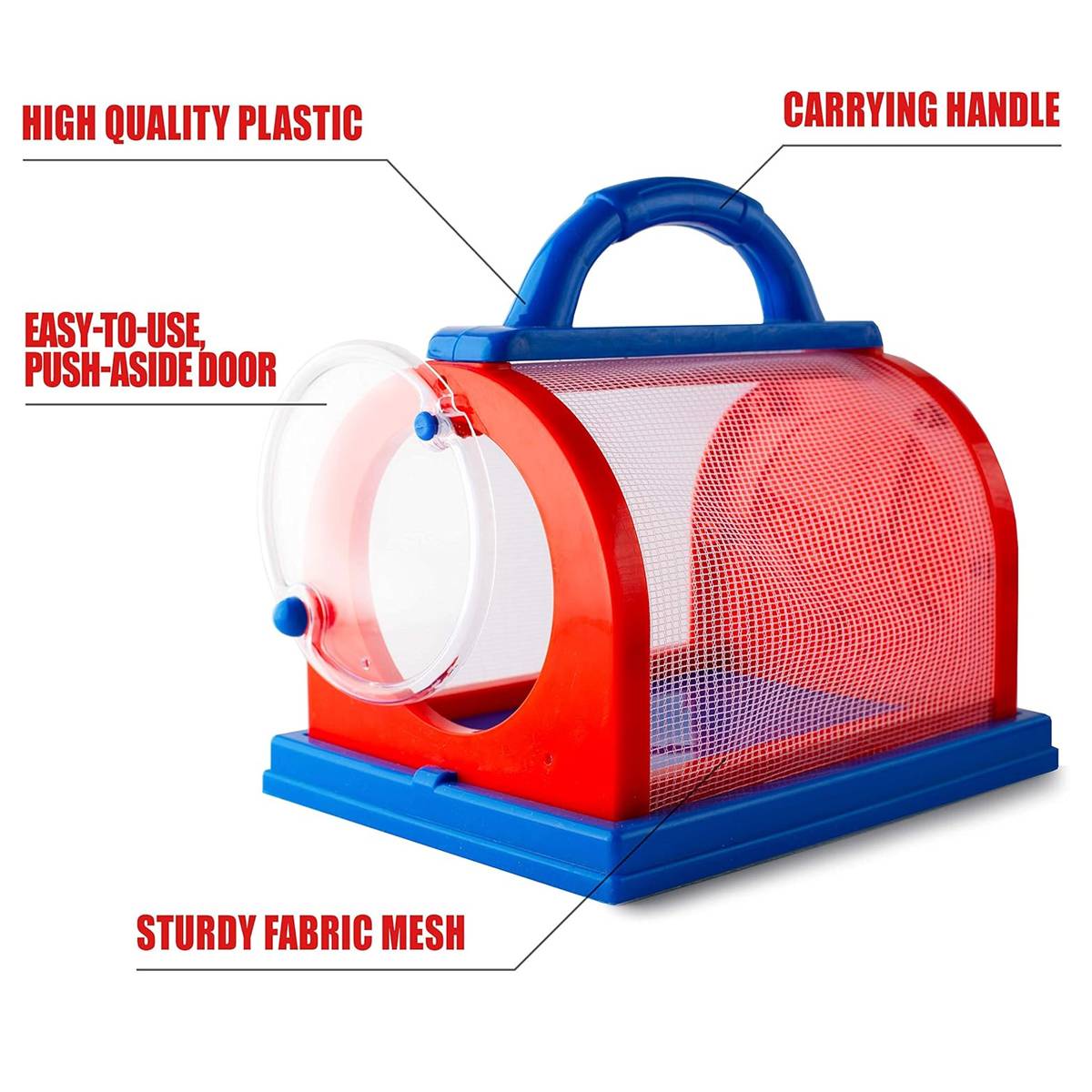 Kids' Insect Observation Cage - Transparent Bug Catcher Toy for Children