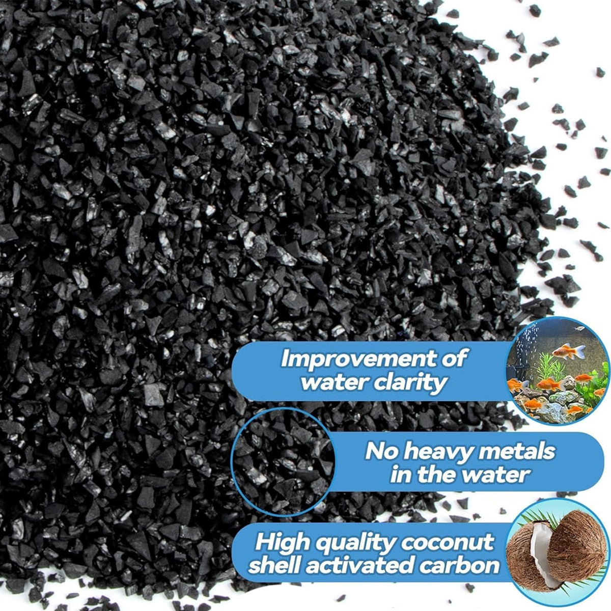 Coconut Shell Activated Carbon for Aquarium Filtration