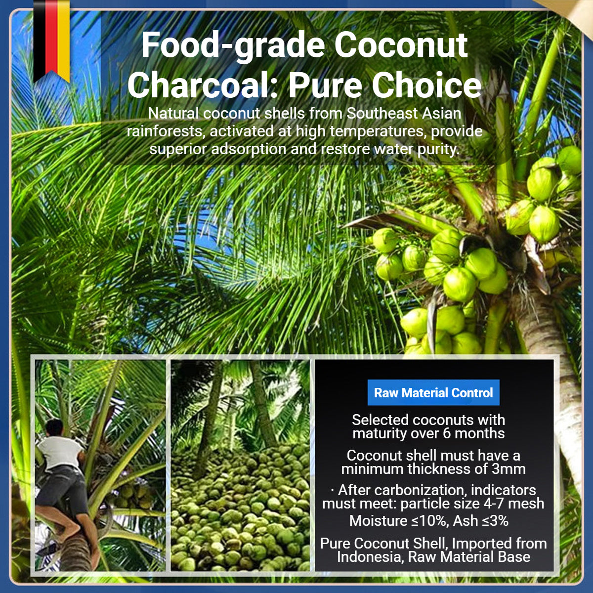 Coconut Shell Activated Carbon for Aquarium Filtration