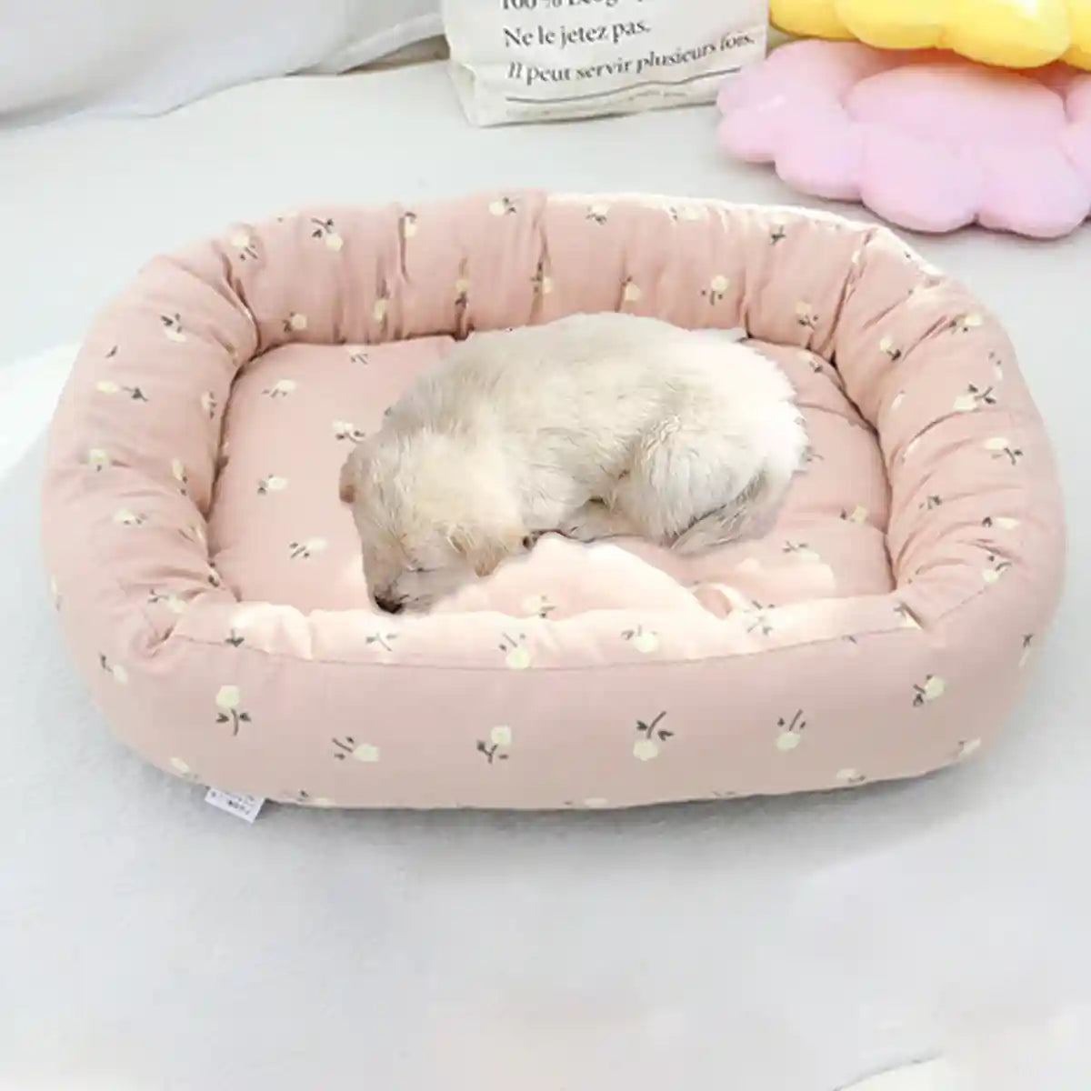 High-Appearance Pet Bed Soft Plush 23.62×19.68 in