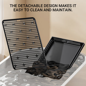 Connectable Dog Toilet Tray With Grid And Training Post