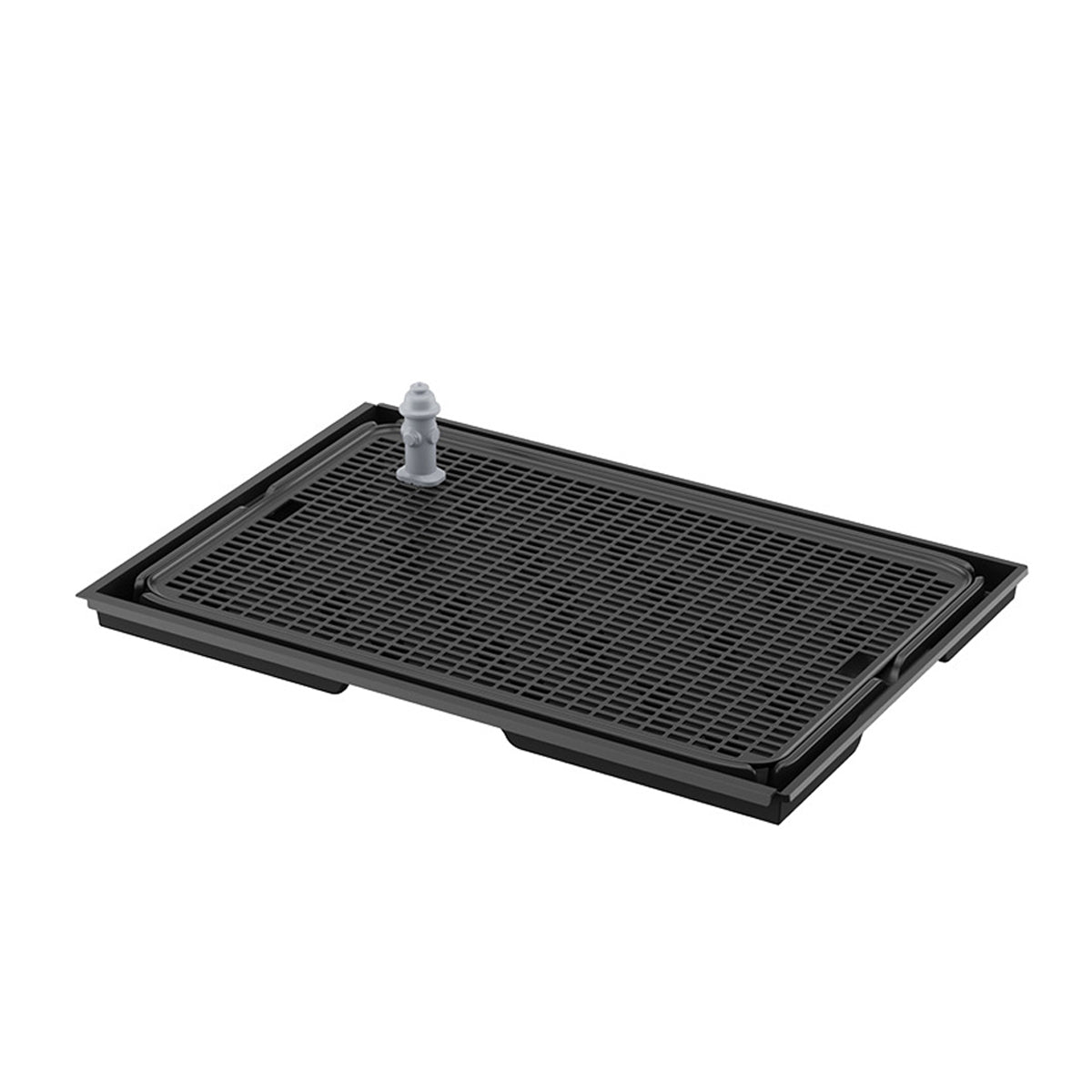 Connectable Dog Toilet Tray With Grid And Training Post