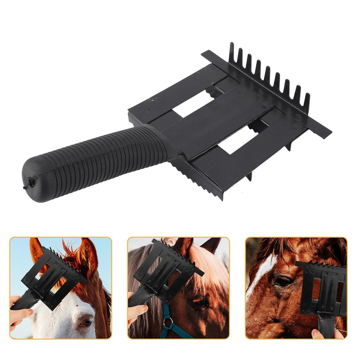 Livestock Shedding Comb for Cattle, Horses & Sheep Grooming