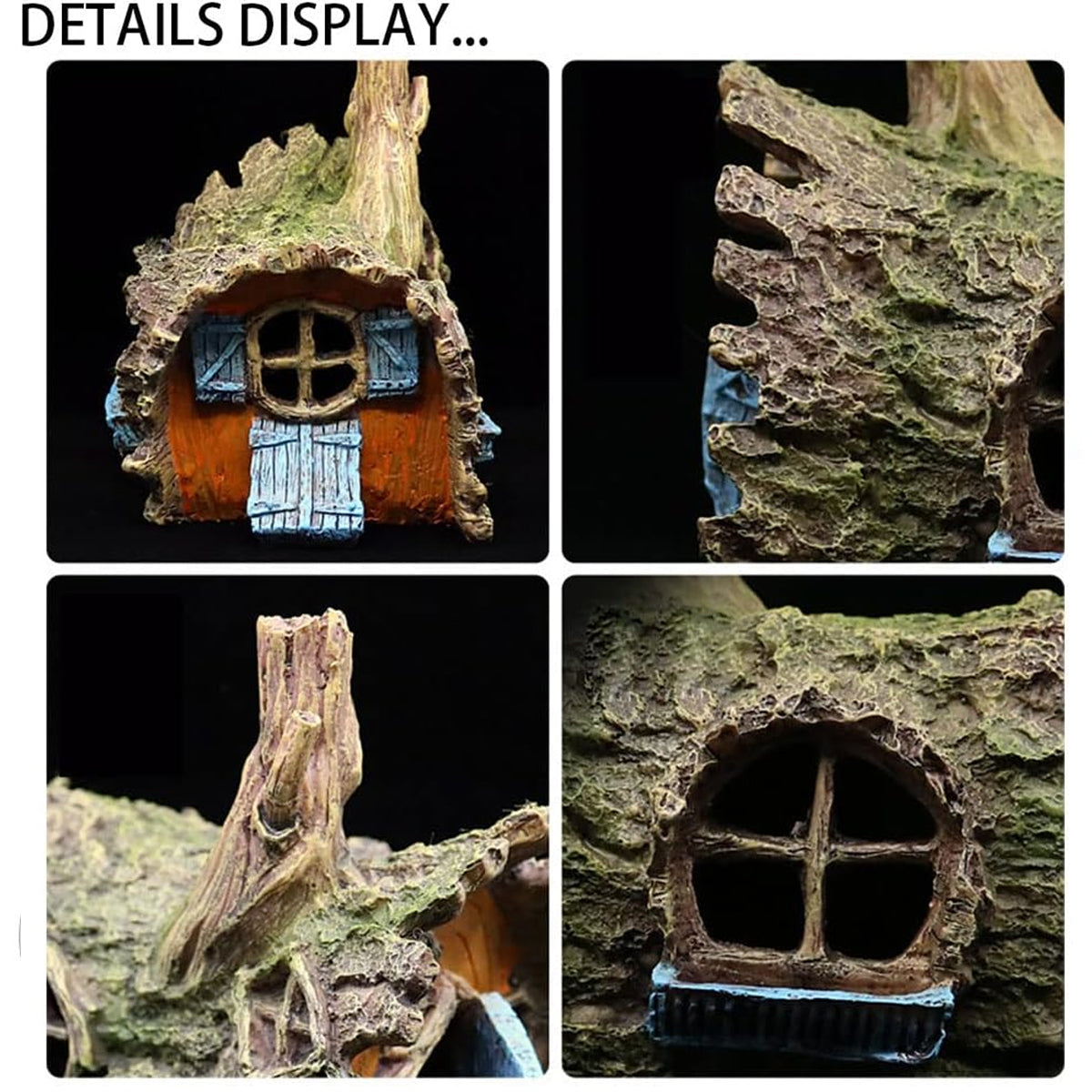 Resin Tree Root House Ornament