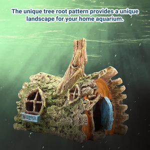 Resin Tree Root House Ornament