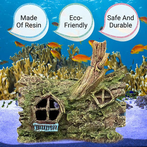 Resin Tree Root House Ornament