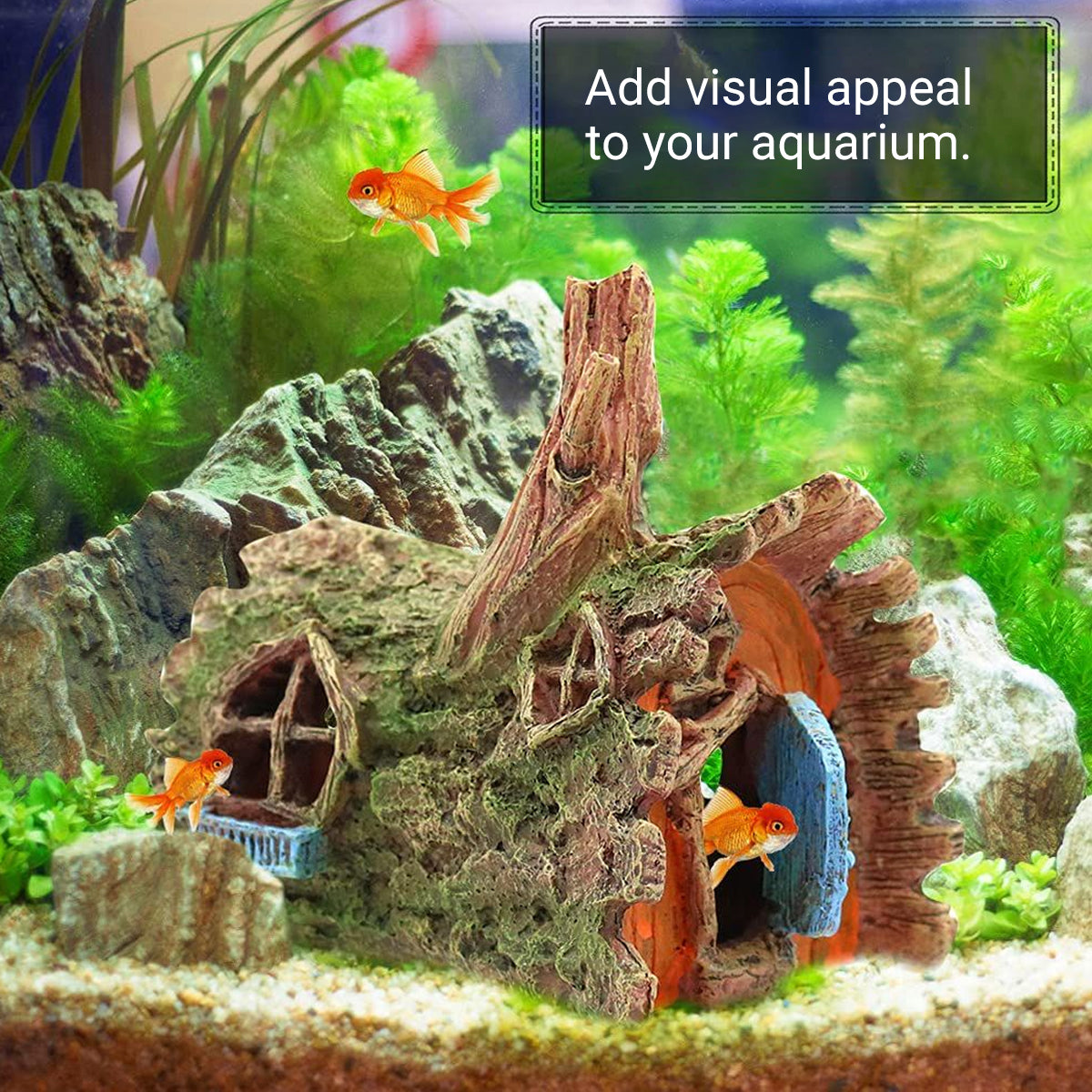 Resin Tree Root House Ornament