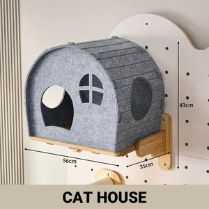 DIY Pegboard Cat Climbing Frame