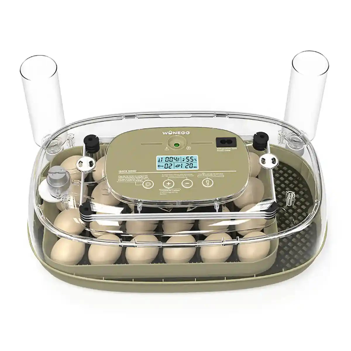 24 Egg Incubator Auto Turn Humidity Display Water Refill