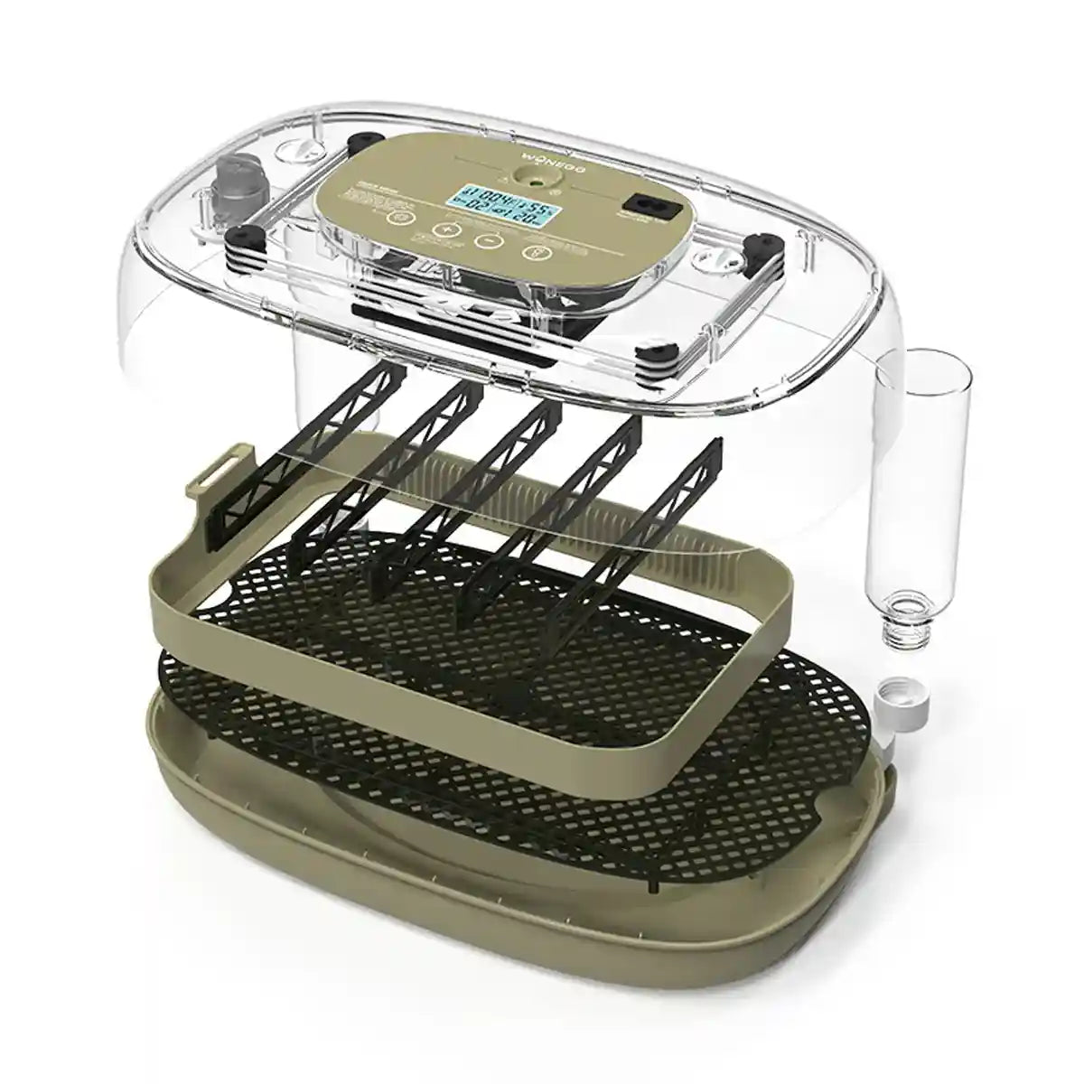 24 Egg Incubator Auto Turn Humidity Display Water Refill